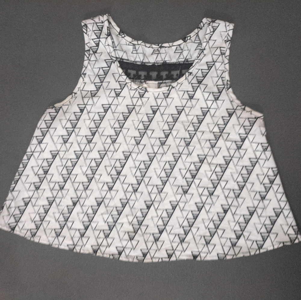Geometric Crop top